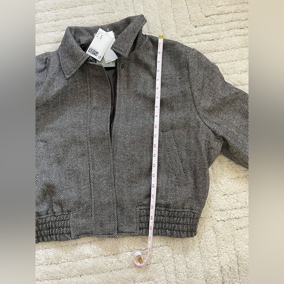 H&M herringbone bomber jacket - Picture 4 of 6